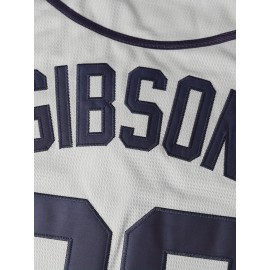 Men's #20 Gray Embroidered Baseball Jersey - V-Neck, Short Sleeve, Button-Up, Lightweight Polyester, Ideal for Training & Games, Versatile All-Season Wear