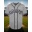 Men's #20 Gray Embroidered Baseball Jersey - V-Neck, Short Sleeve, Button-Up, Lightweight Polyester, Ideal for Training & Games, Versatile All-Season Wear