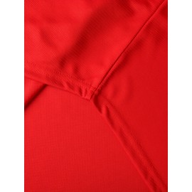 Men's Baseball Jersey #10 Red V-Neck Breathable Loose Fit with Bad Boys & Number 10 Design, Machine Washable for Sports, Casual Outings, Parties (Sizes S-3XL), Outdoor Activities Apparel | Sporty Vneck Style | Detailing