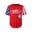 47 Red Baseball Jersey Stitched Polyester Men'S Retro Baseball Shirt Button Short Sleeved Baseball Top S-3XL Hip Hop Clothess