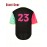 Men'S # 23 Black Baseball Shirt 100% V-neck Sweatshirt Loose Fit Button Closed Casual And Sportswear Multi Functional Running Training Hiking Cycling Fishing Ideal Size S-3XL