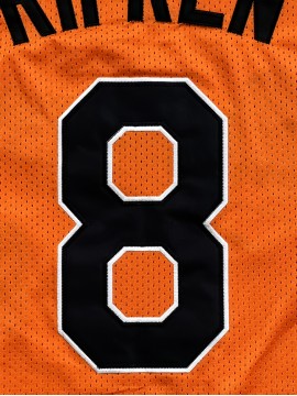 #8 Orange Baseball Jersey Stitched Polyester Men'S Retro Baseball Shirt Button Short Sleeved Baseball Top S-3XL Hip Hop Clothes