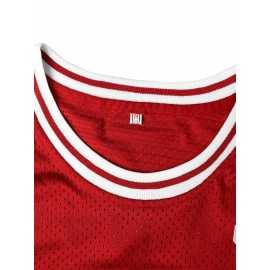 1pc Men'S Basketball Jersey #9 Wayne - Polyester Sports Tank Top with Embroidered Lettering, Breathable & Sweat-Wicking, Loose Fit for Casual & Team Sports, Crew Neck, Sizes S-XXXL