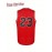 Men'S # 23 Red Embroidered Polyester Basketball Shirt V-neck Sleeveless Sports Shirt Breathable Knitted Fabric Suitable For Team Sports Training Casual Wear S-3XL Sports Shirt Sports Appearance Breathable Polyester Fiber