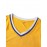 Men's #22 Crenshaw Embroidered Basketball Jersey - Yellow with Blue Trim, V-Neck, Sleeveless Sports Uniform for Streetball, Parties & Casual Wear, Sizes S-XXXL