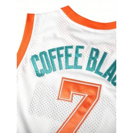 Men's Flint Tropics #7 Retro Embroidered Basketball Jersey - Breathable, Sleeveless Round Neck Sports Uniform for Training & Competition
