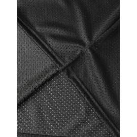 1pc Men'S Breathable Polyester Football Jersey - Embroidered Sports V-Neck Casual Shirt with Slight Stretch, Loose Fit for Parties, Festivals, Outdoors, Sizes S-XXXL