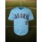 Men'S #11 Blue Baseball Jersey, Embroidered Short-Sleeve Baseball Jersey, V-Neck Loose Button-Up Shirt, a Comfortable Top Suitable for Training And Games.