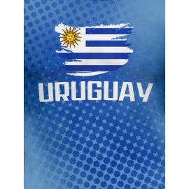 Women's Large Size Professional Sports Fabric Creative Pattern Print South American National Team Soccer Jersey T-shirt, Soccer Jersey Flag Uniforms Shirts, Breathable And Lightweight, Moisture-Wicking, As Gifts For Sports Fans