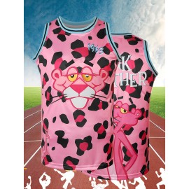 Men's #19 Basketball Jersey - Sleeveless, Stretchy Polyester Tank Top for Training & Casual Wear, Machine Washable - Versatile All-Season Design, Sizes S-XXXL