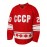 Men's #20 Red Embroidered Ice Hockey Game Jersey - V-Neck, Long Sleeve, Polyester - Suitable for Sports and Casual Wear
