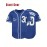#30 Blue Baseball Shirt Loose Fit Suitable For Training, Competition, Team Sports Size S-XL